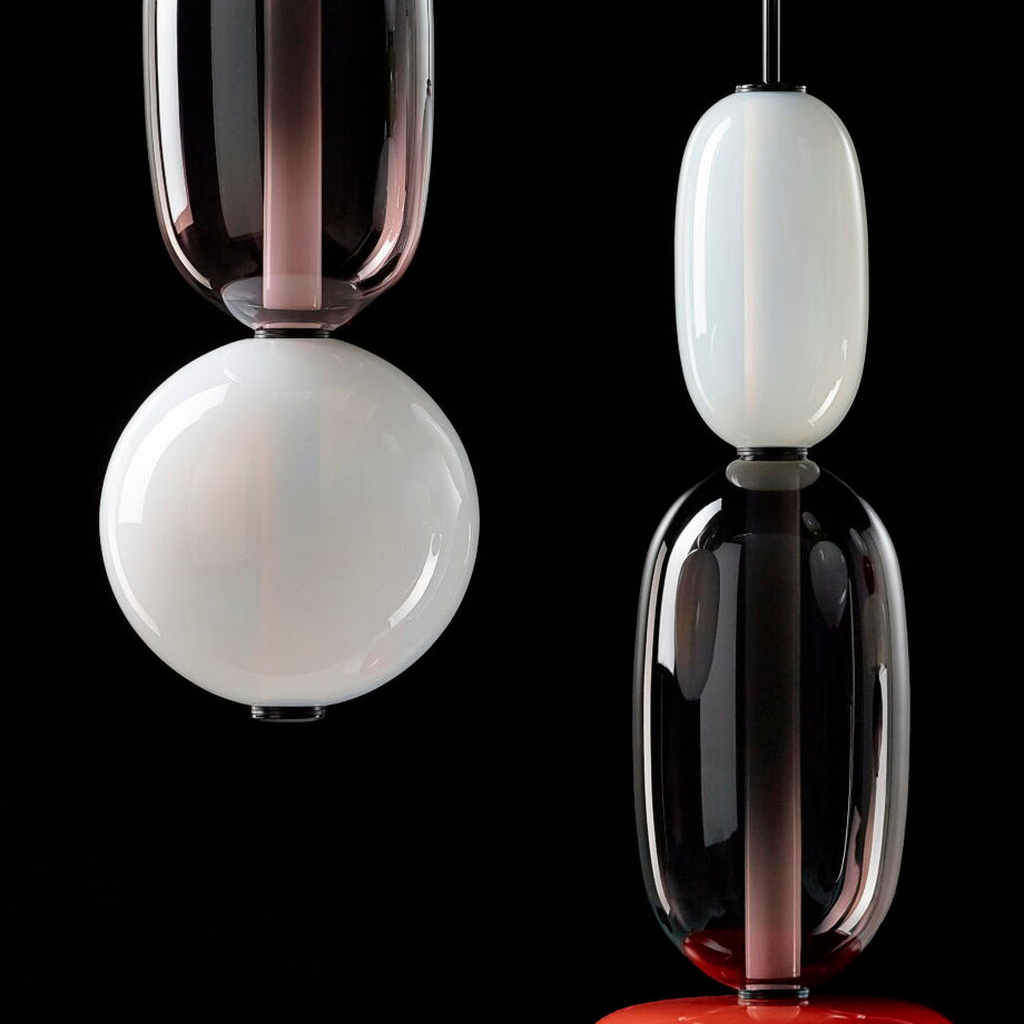 Zodore Premium Art Stained Glass Pendant Lamp