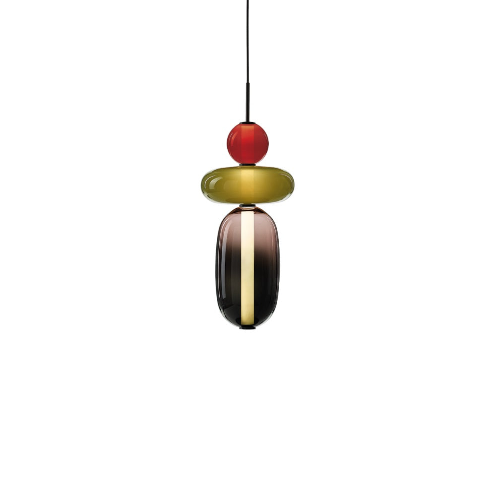 Zodore Premium Art Stained Glass Pendant Lamp