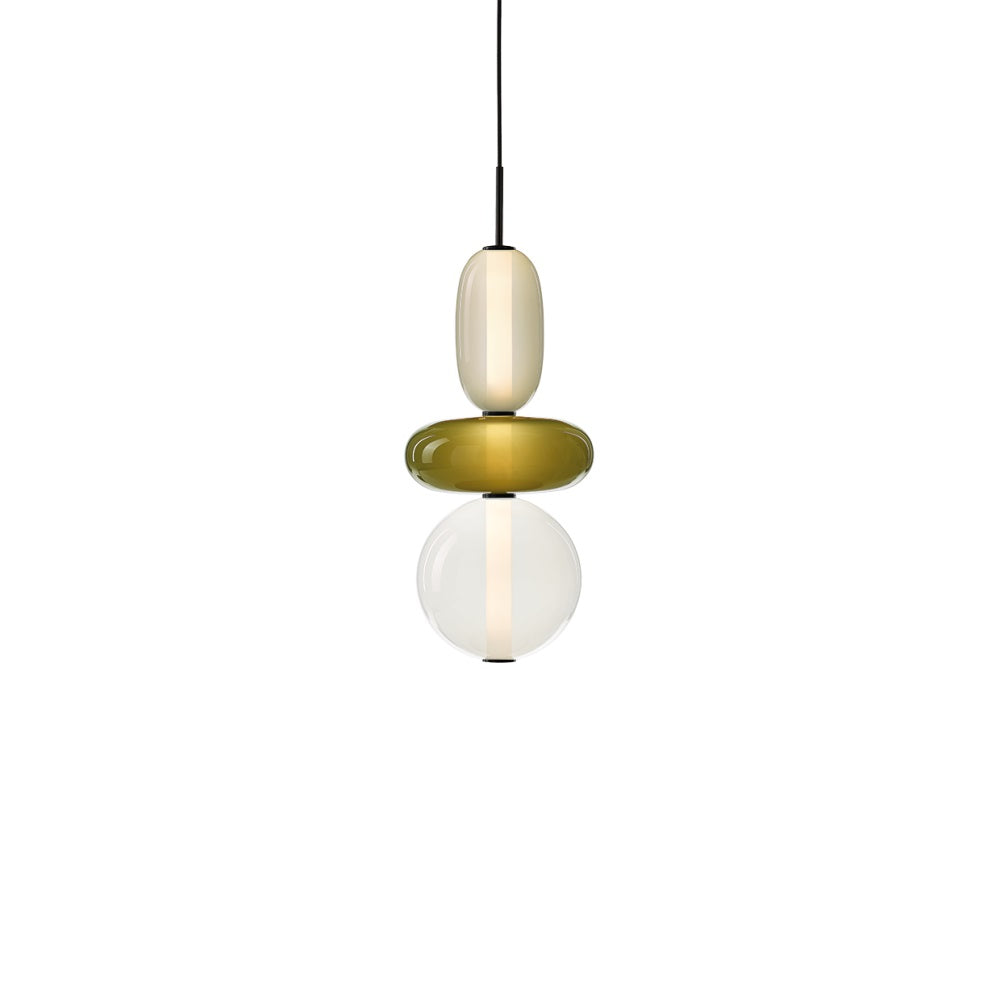 Zodore Premium Art Stained Glass Pendant Lamp