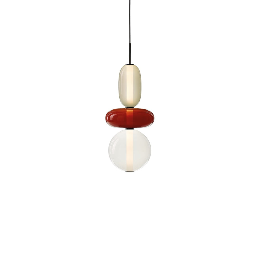 Zodore Premium Art Stained Glass Pendant Lamp