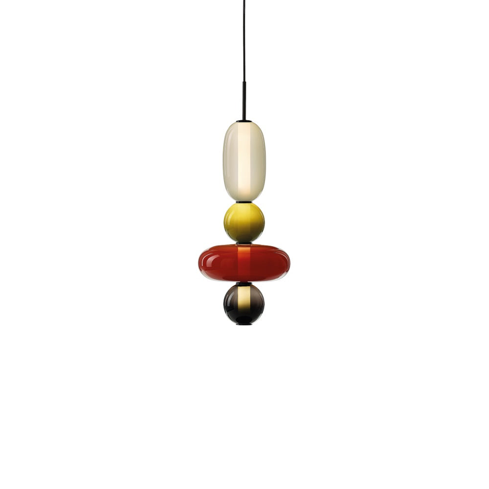 Zodore Premium Art Stained Glass Pendant Lamp