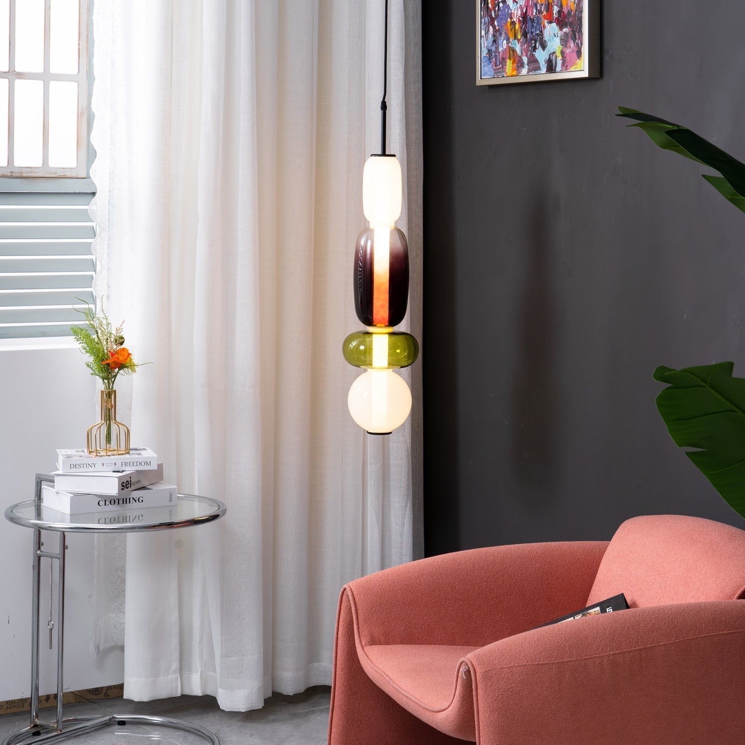 Eiriniella Candied Glass Pendant Light