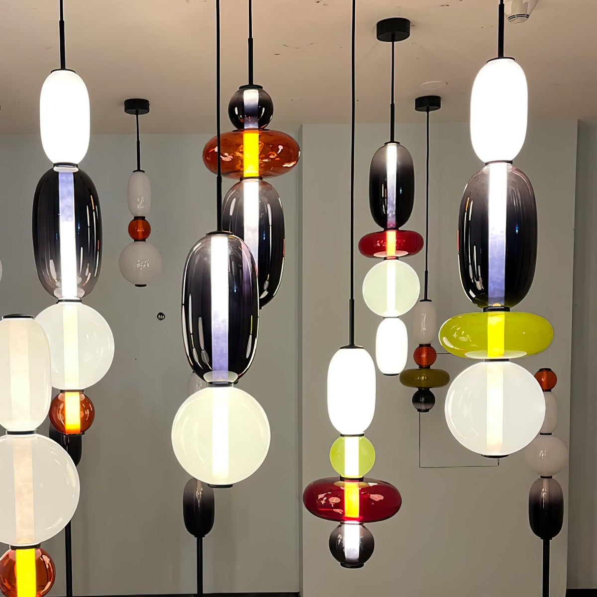 Lioraena Candied Glass Cluster Pendant Light