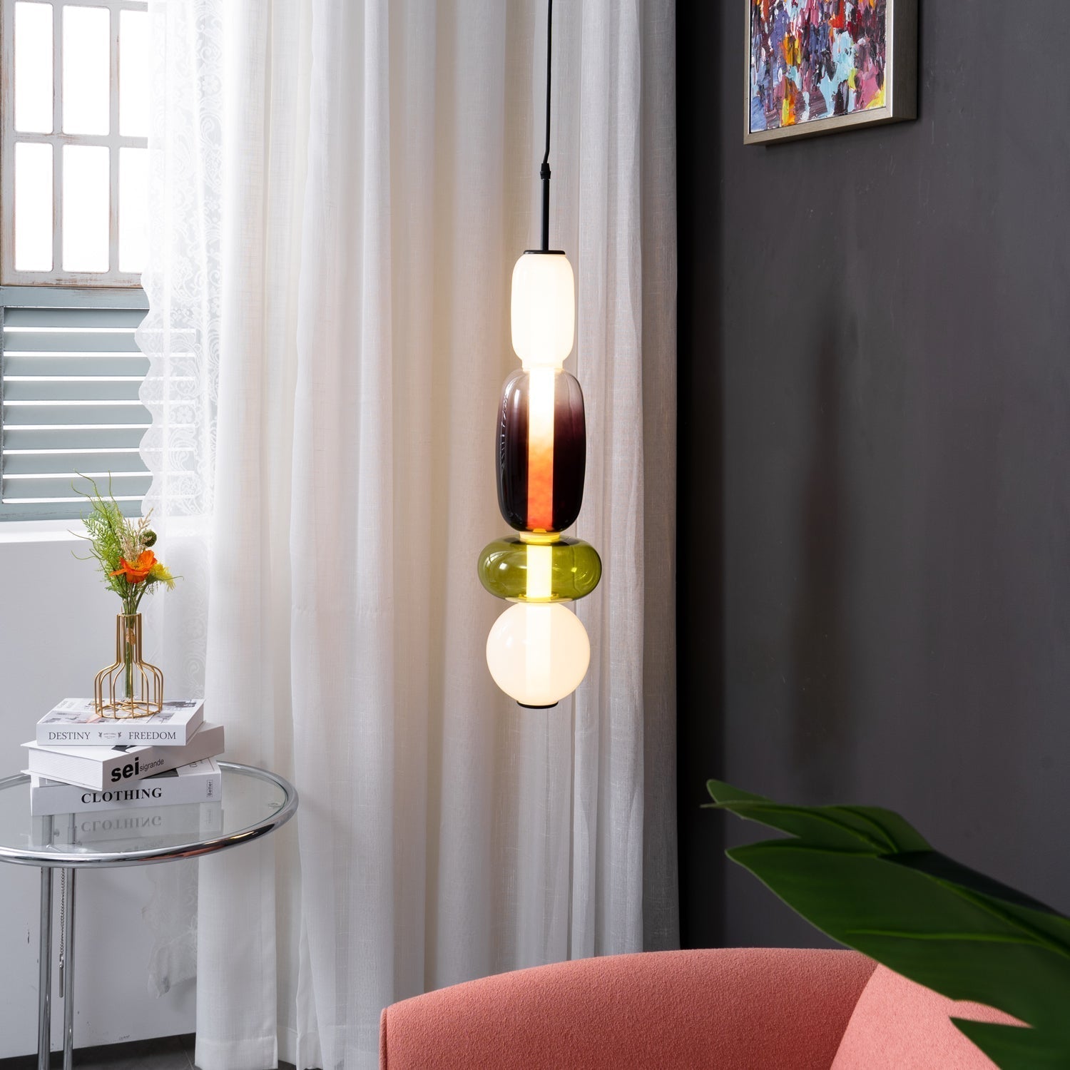 Eiriniella Candied Glass Pendant Light