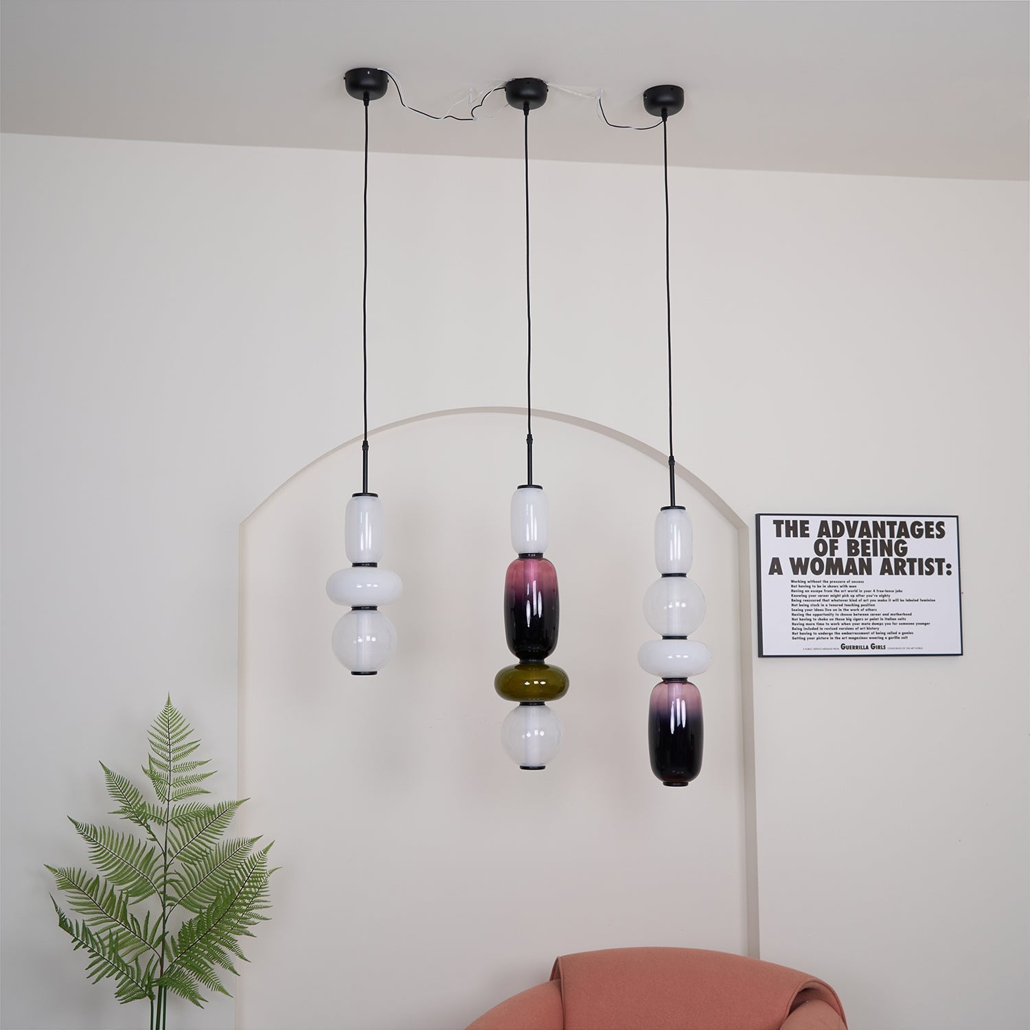 Eiriniella Candied Glass Pendant Light