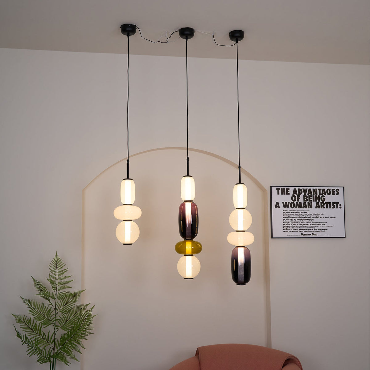 Eiriniella Candied Glass Pendant Light