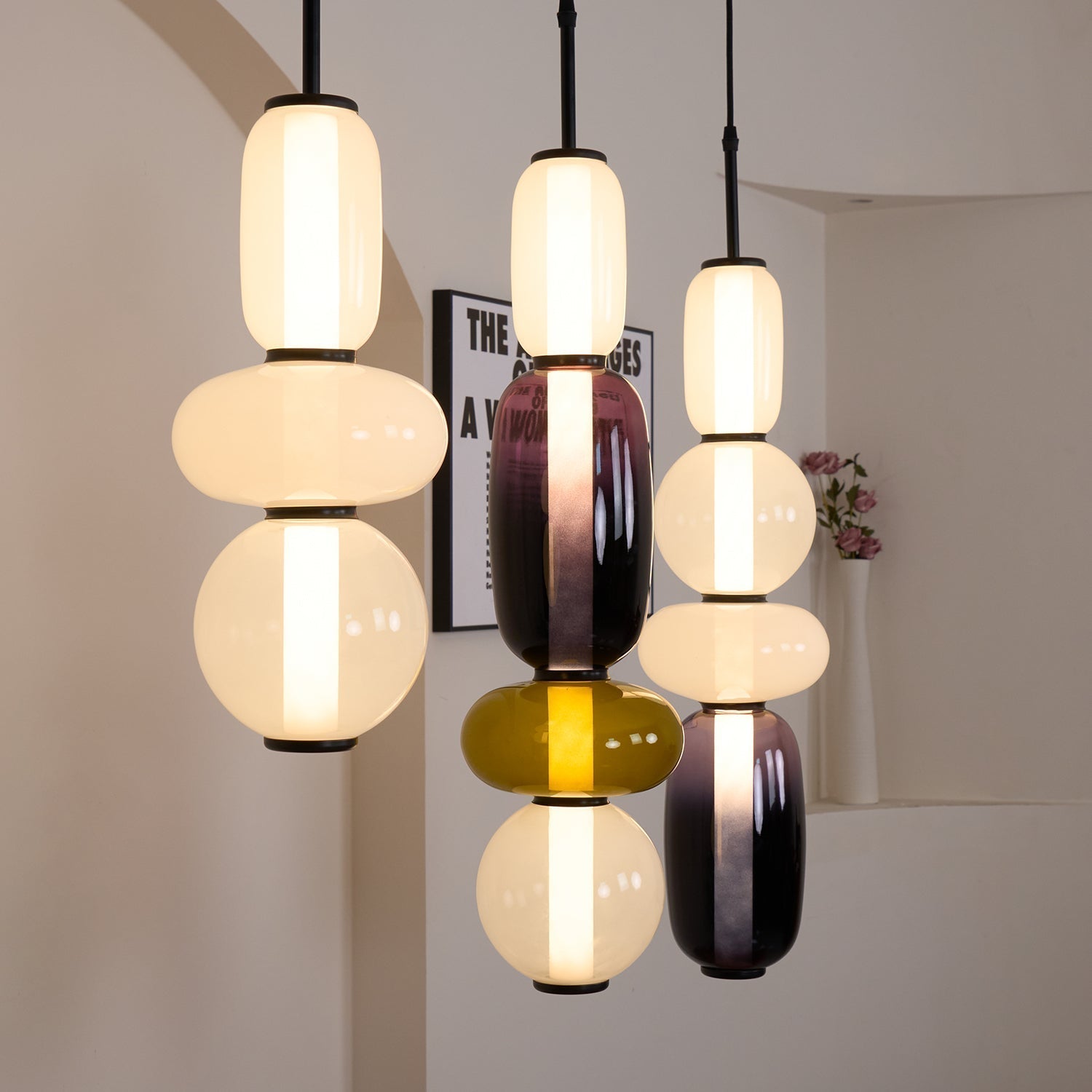 Eiriniella Candied Glass Pendant Light