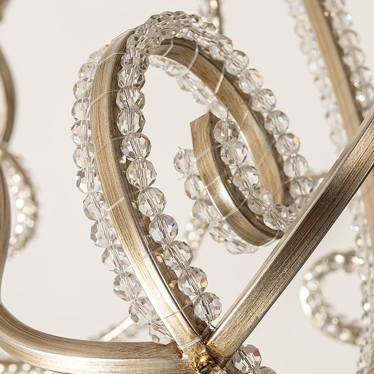 Elysara Crystal Candle Chandelier