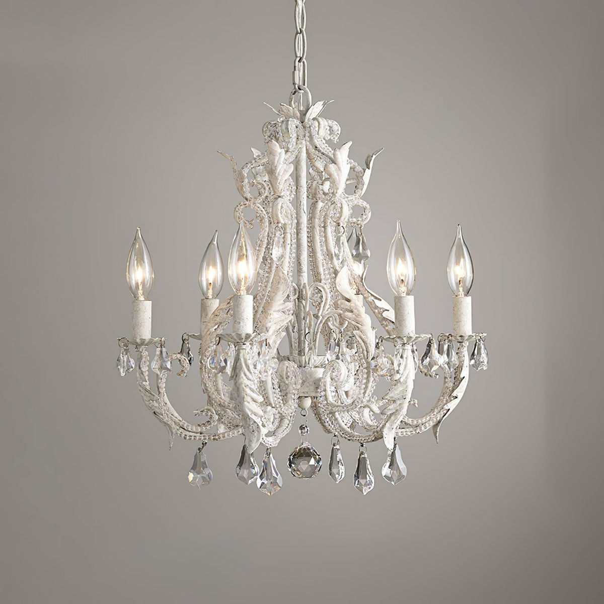Yuna Pendant Lamp Candle Holder Crystal Beads