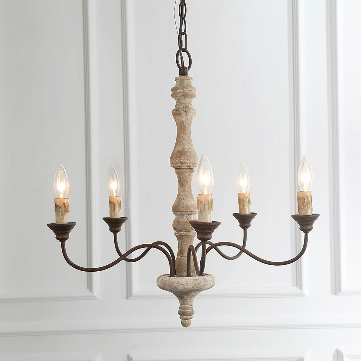 Lumeliel Chandelier Candlestick Farmhouse Rustic