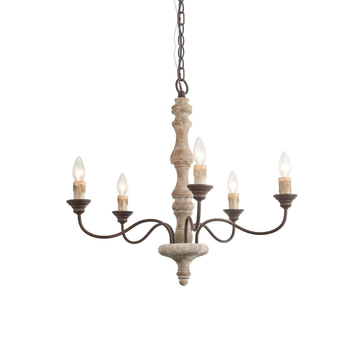 Lumeliel Chandelier Candlestick Farmhouse Rustic