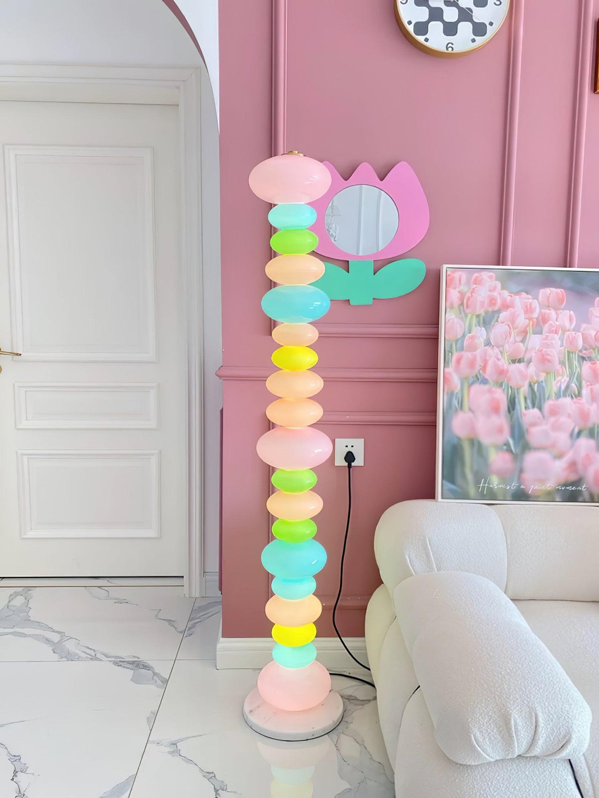 Avelare Marble Atristic Floor Lamp