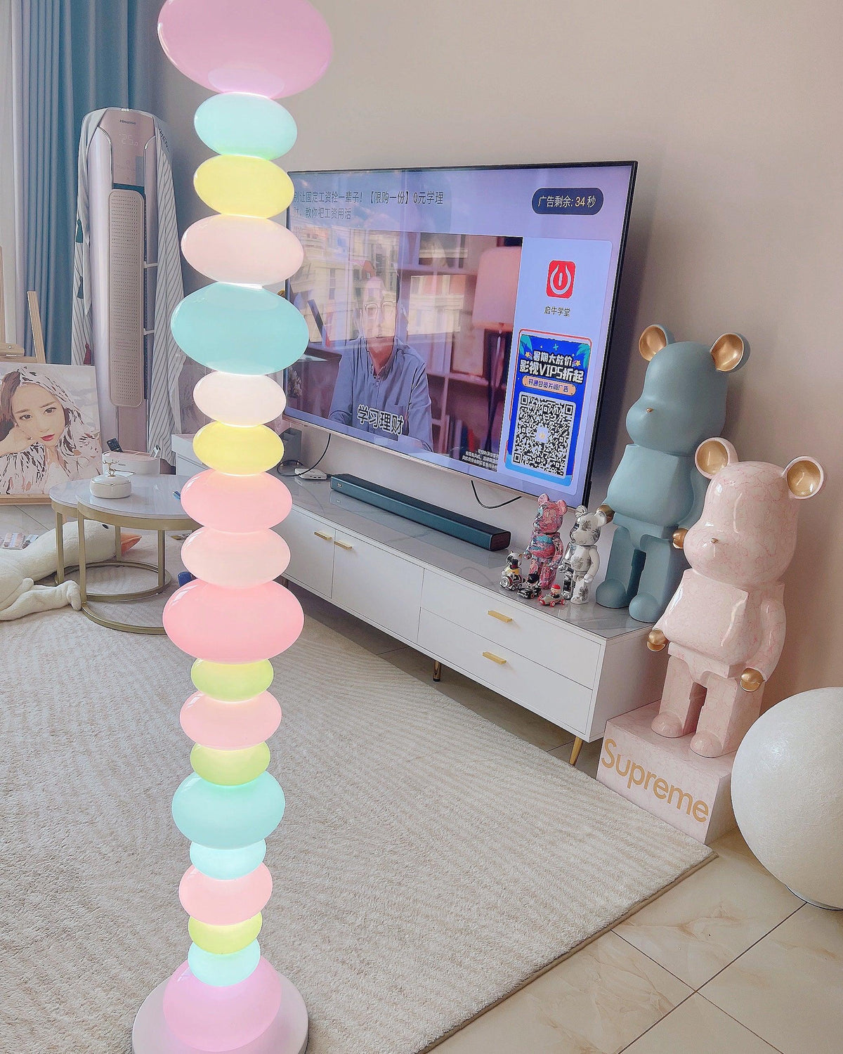 Avelare Marble Atristic Floor Lamp