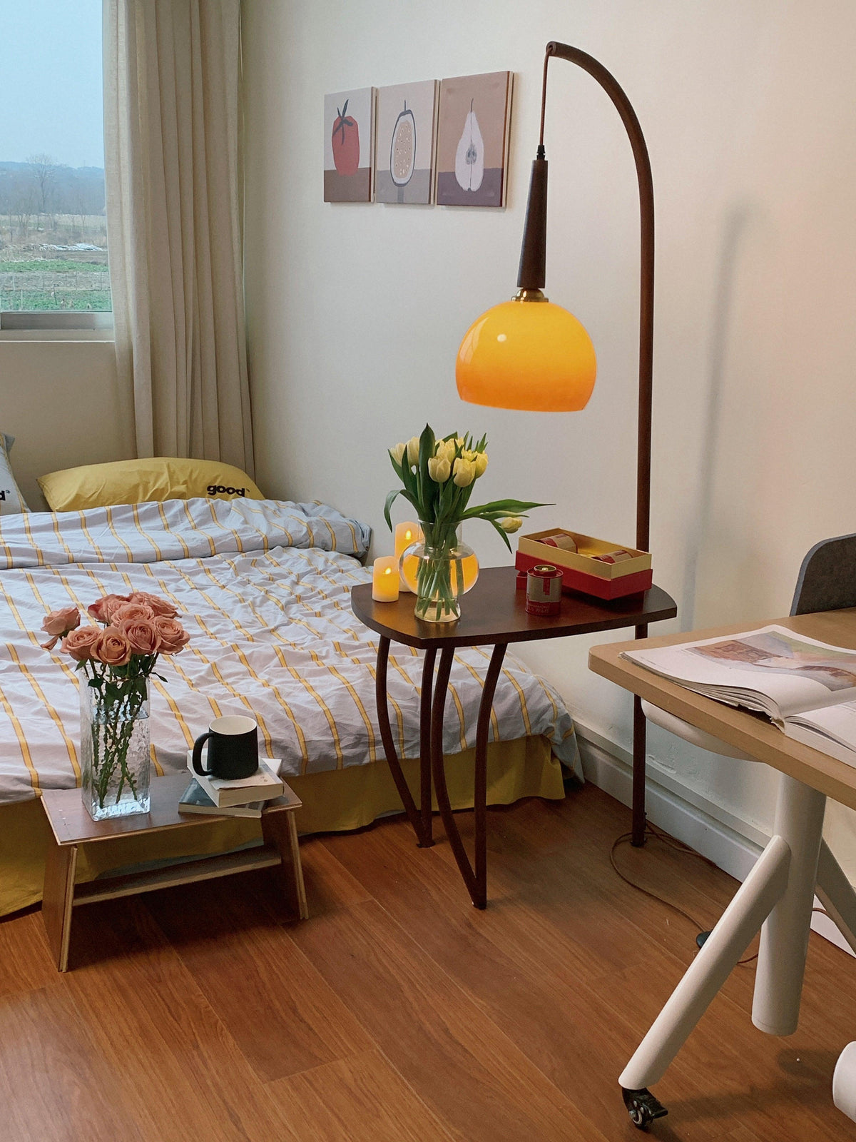 Fior Modern Wood Floor Lamp