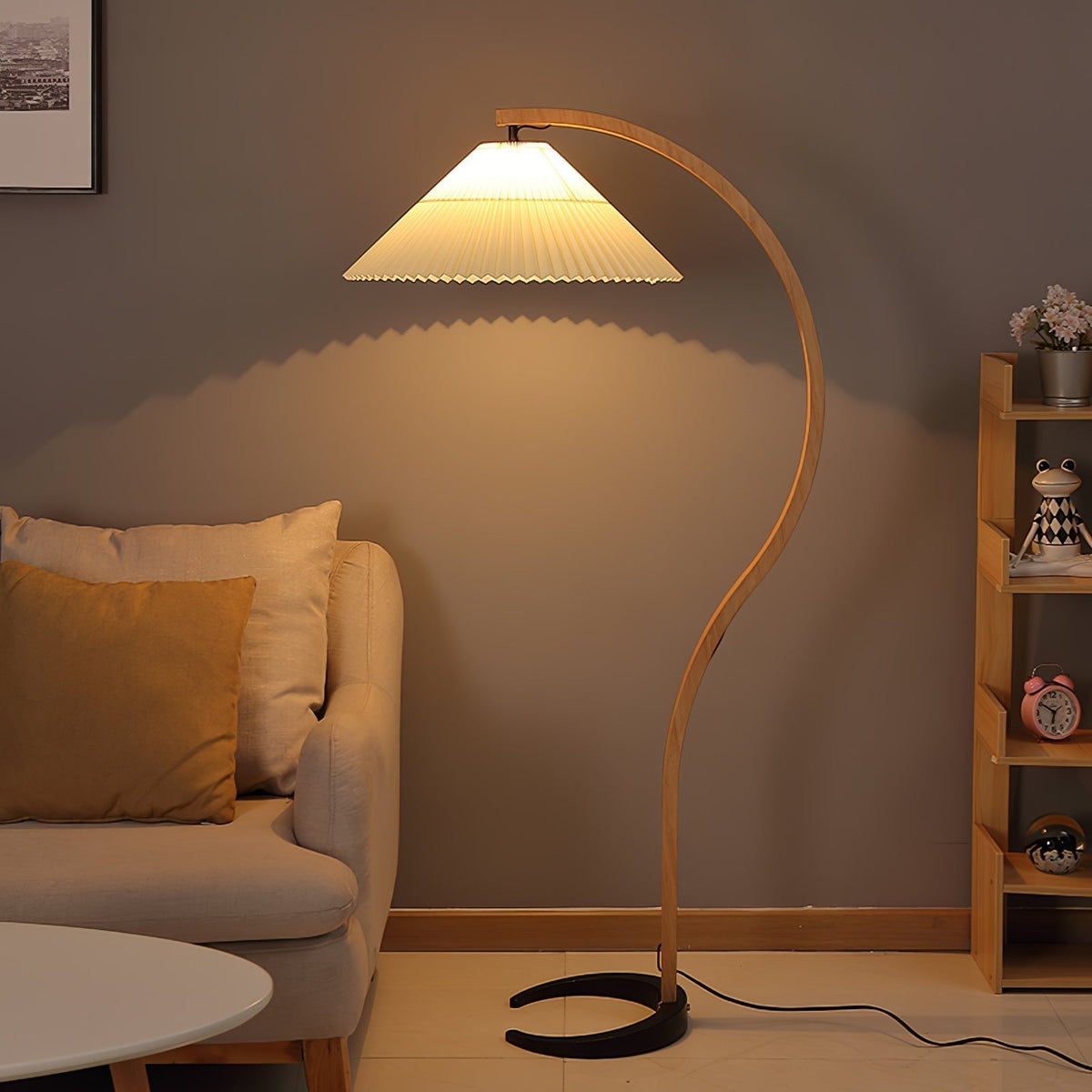 Viaro Wood Floor Lamp