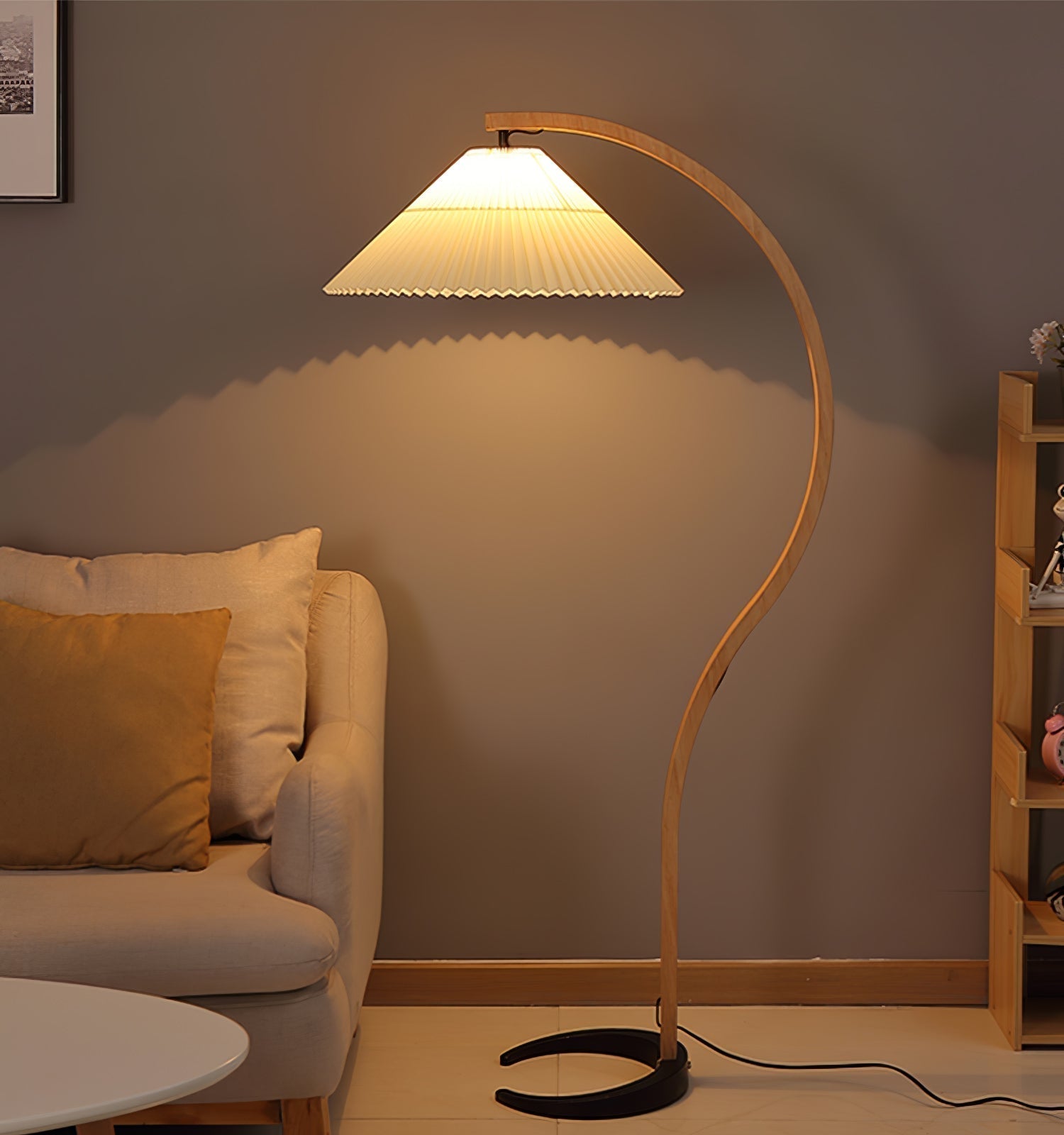 Viaro Wood Floor Lamp