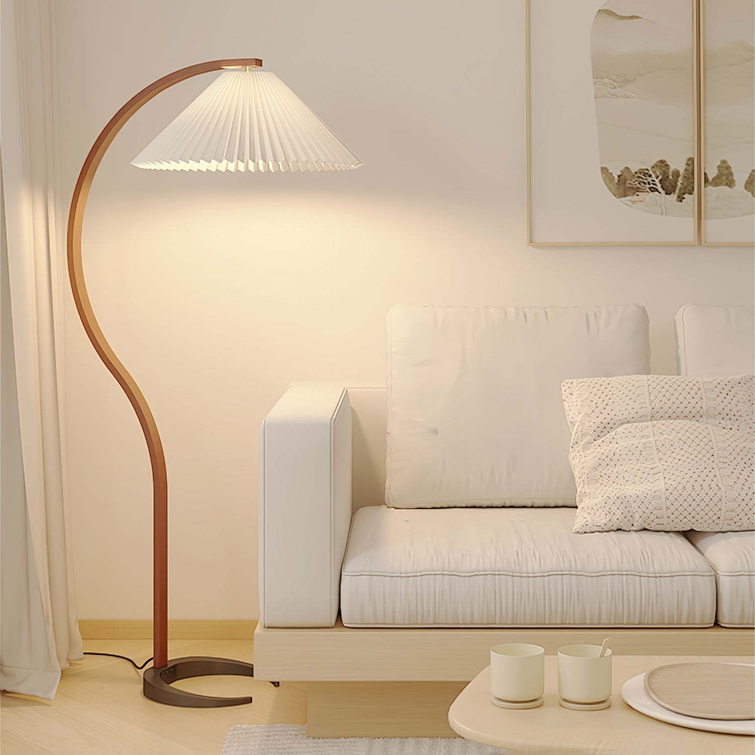 Viaro Wood Floor Lamp