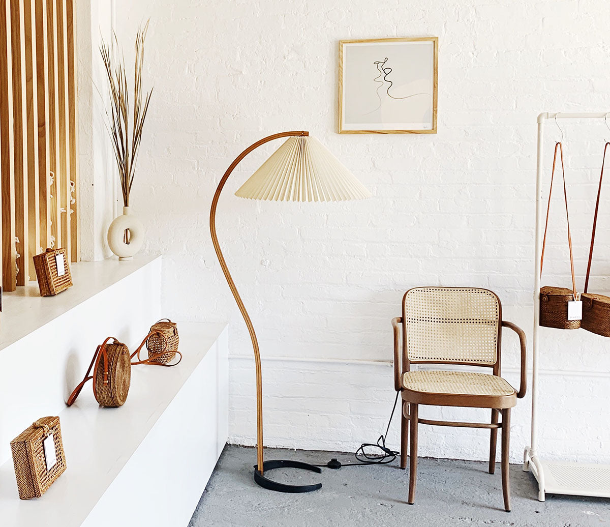 Viaro Wood Floor Lamp
