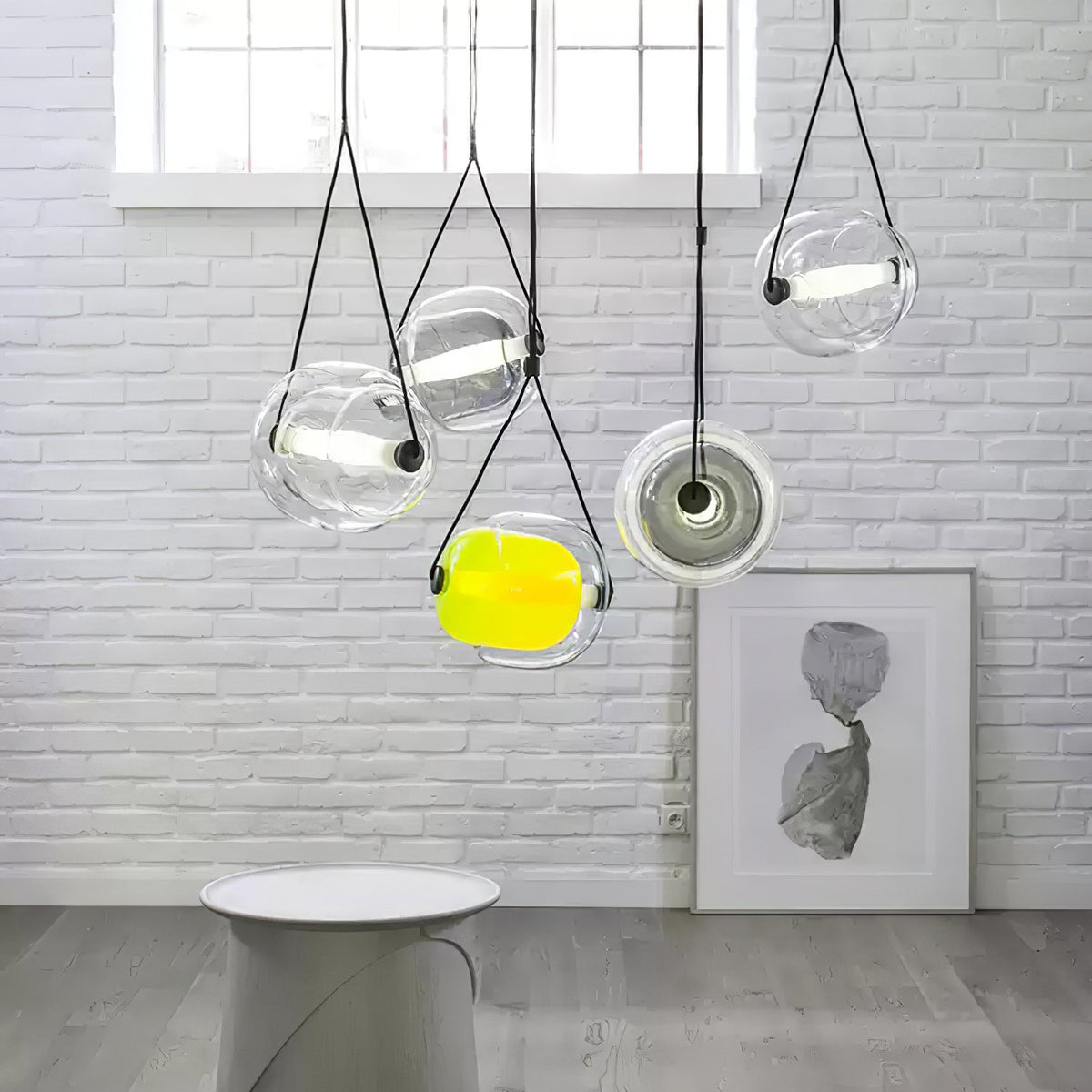 Ovexa Contemporary Glass Pendant Light