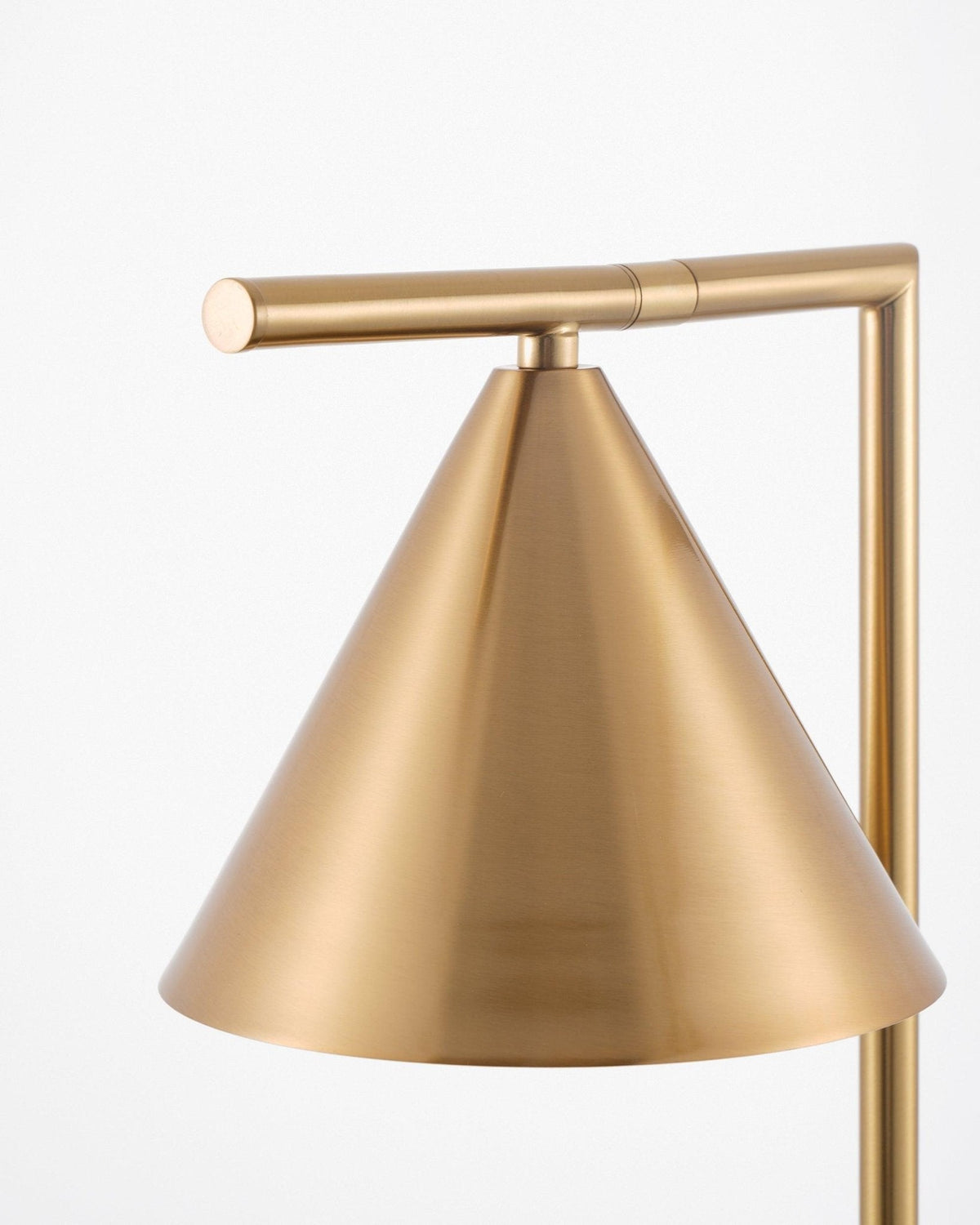 Glowen Marble Industrial Table Lamp