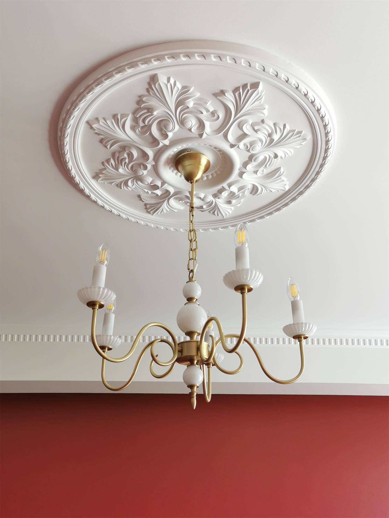 Oriirira Chandelier Carlita Gold Modern Five-Armed