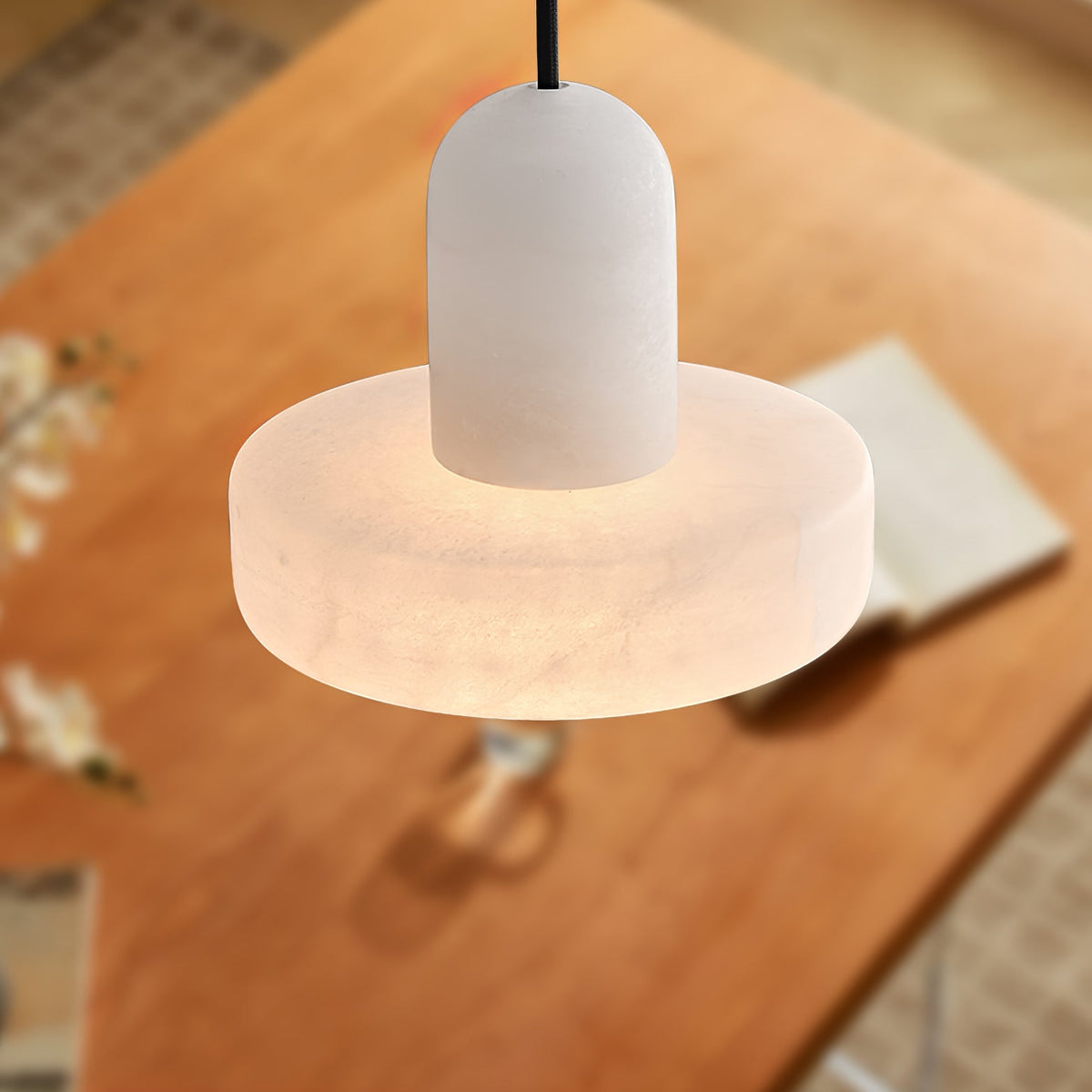 Eirven Stacked Alabaster Pendant Light