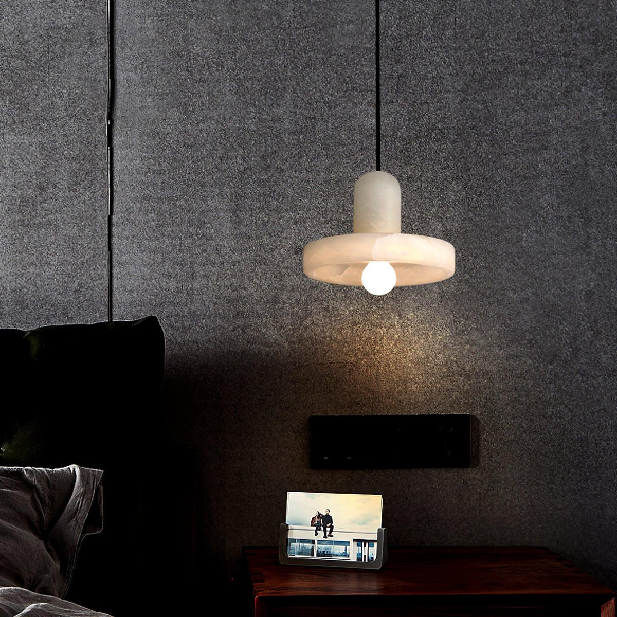 Eirven Stacked Alabaster Pendant Light