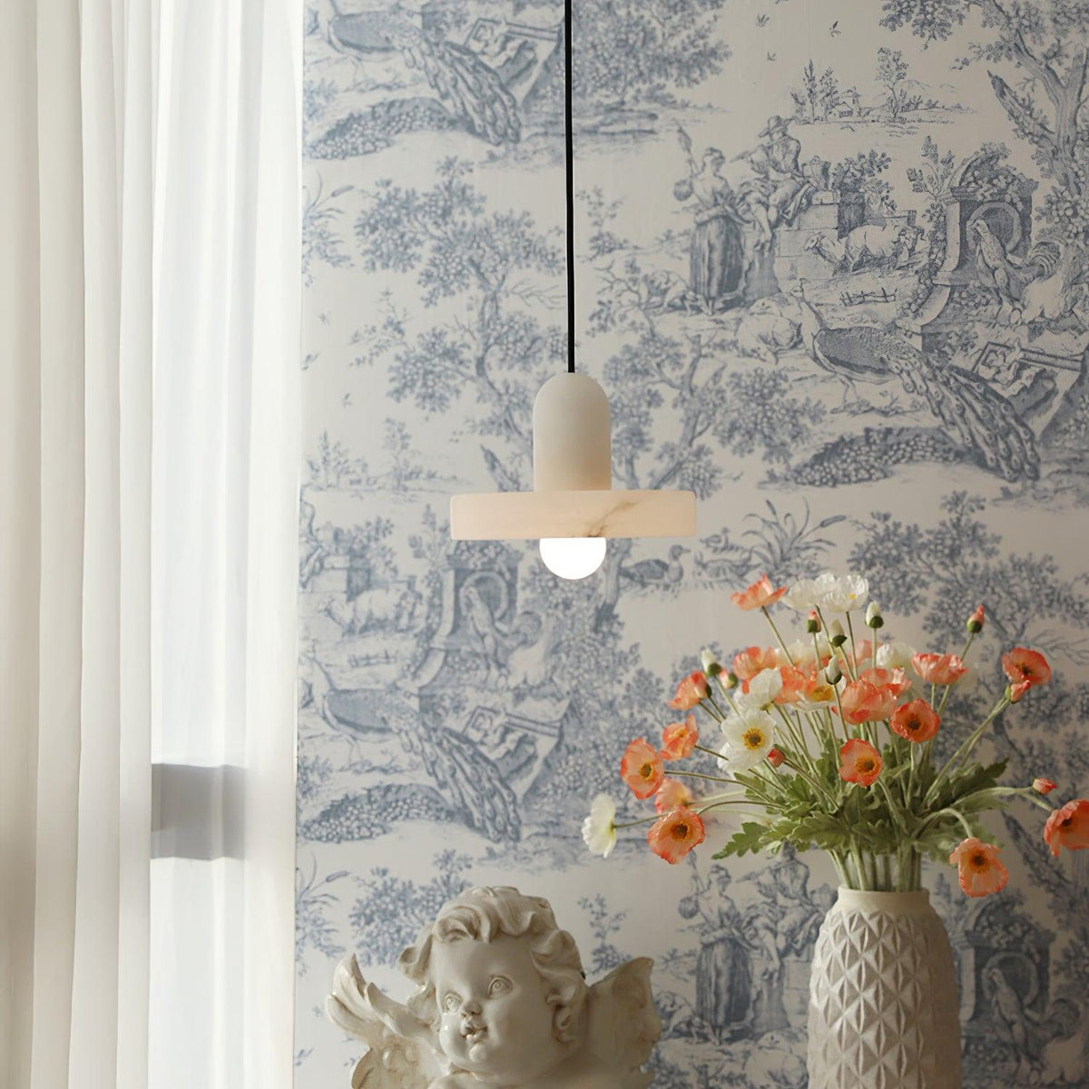 Eirven Stacked Alabaster Pendant Light