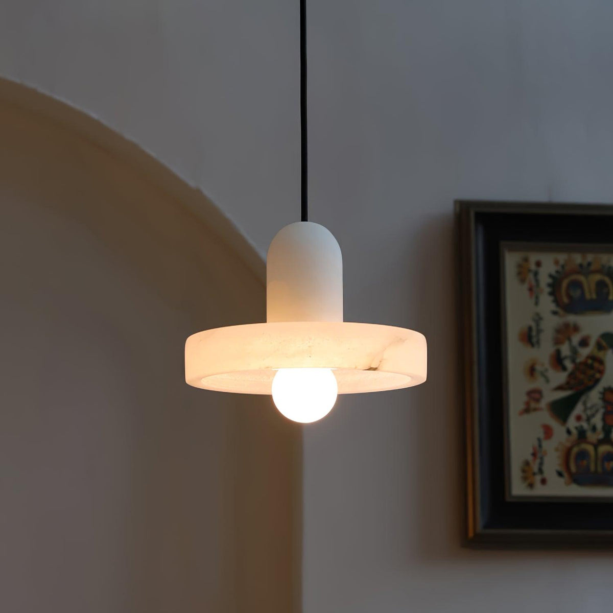 Eirven Stacked Alabaster Pendant Light