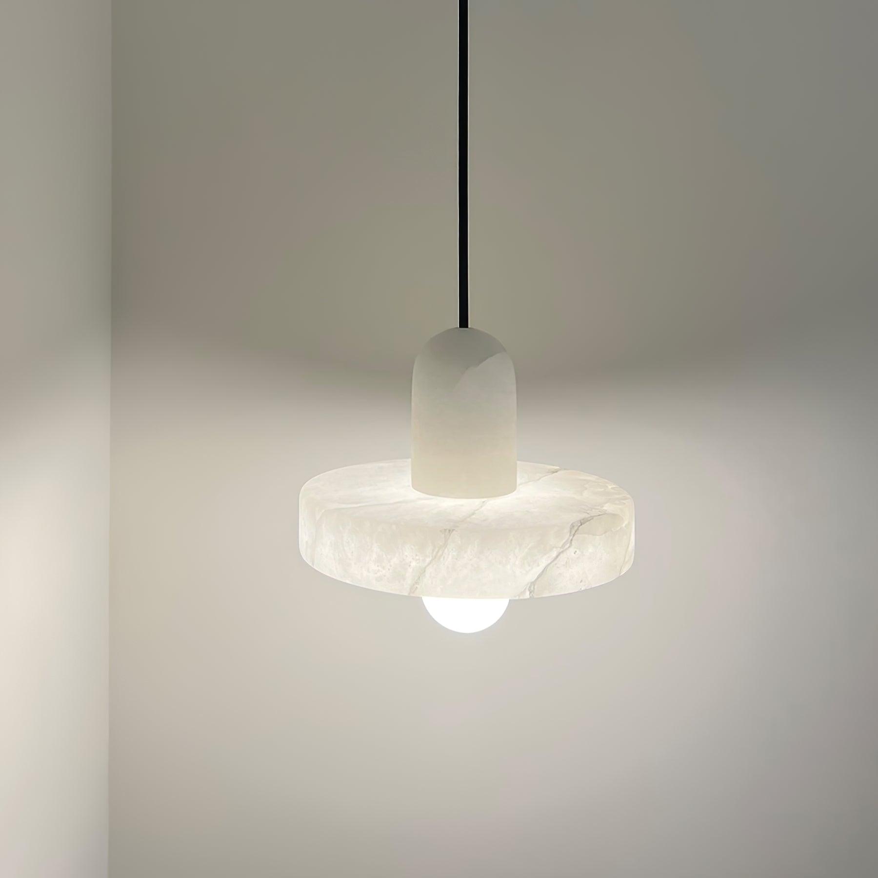 Eirven Stacked Alabaster Pendant Light