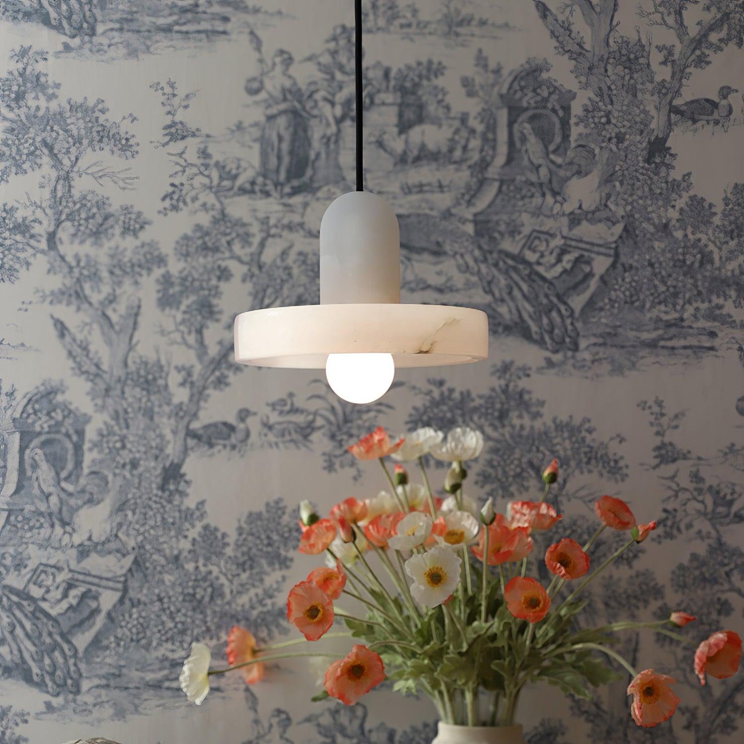 Eirven Stacked Alabaster Pendant Light
