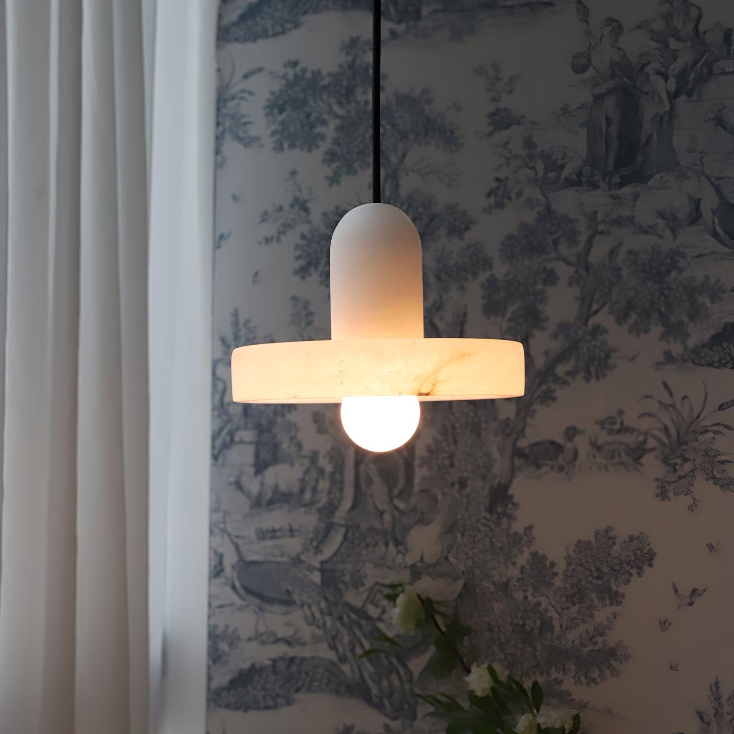 Eirven Stacked Alabaster Pendant Light