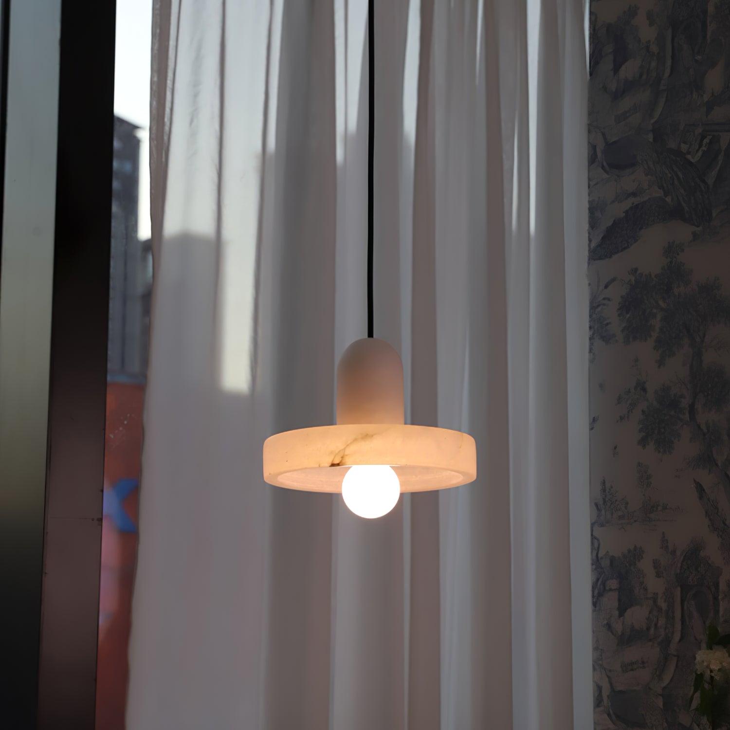 Eirven Stacked Alabaster Pendant Light