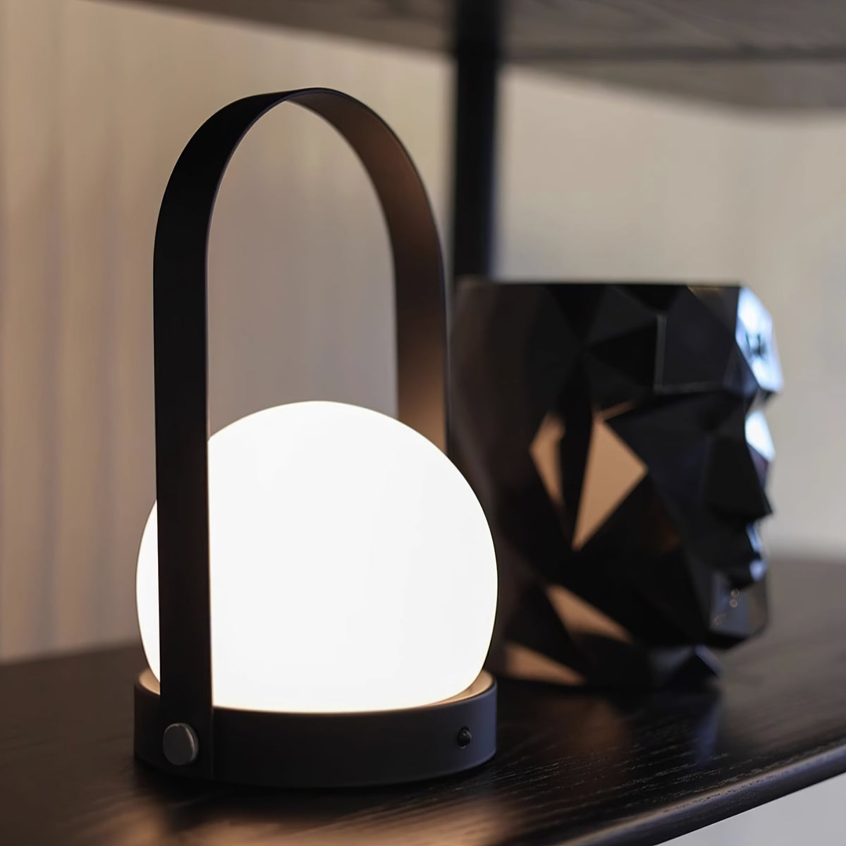 Zenon Glass Minimalist Table Lamp