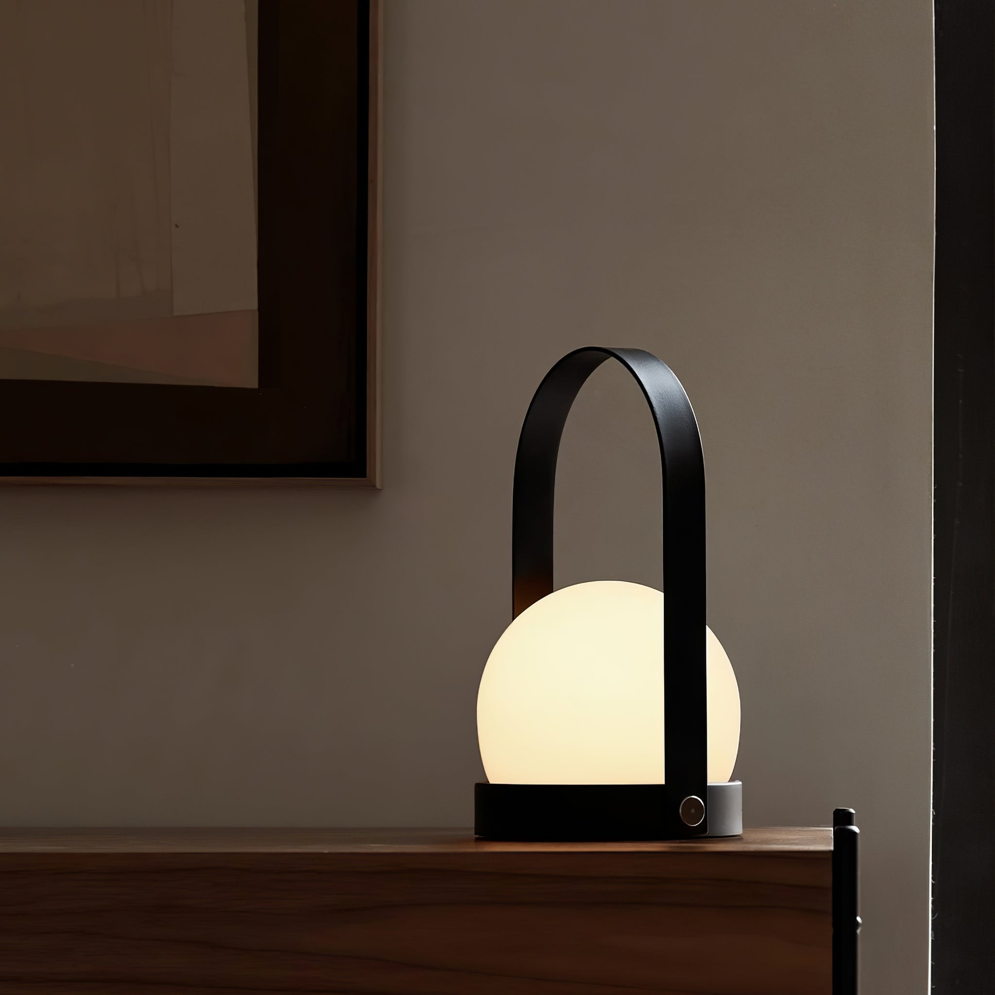 Zenon Glass Minimalist Table Lamp