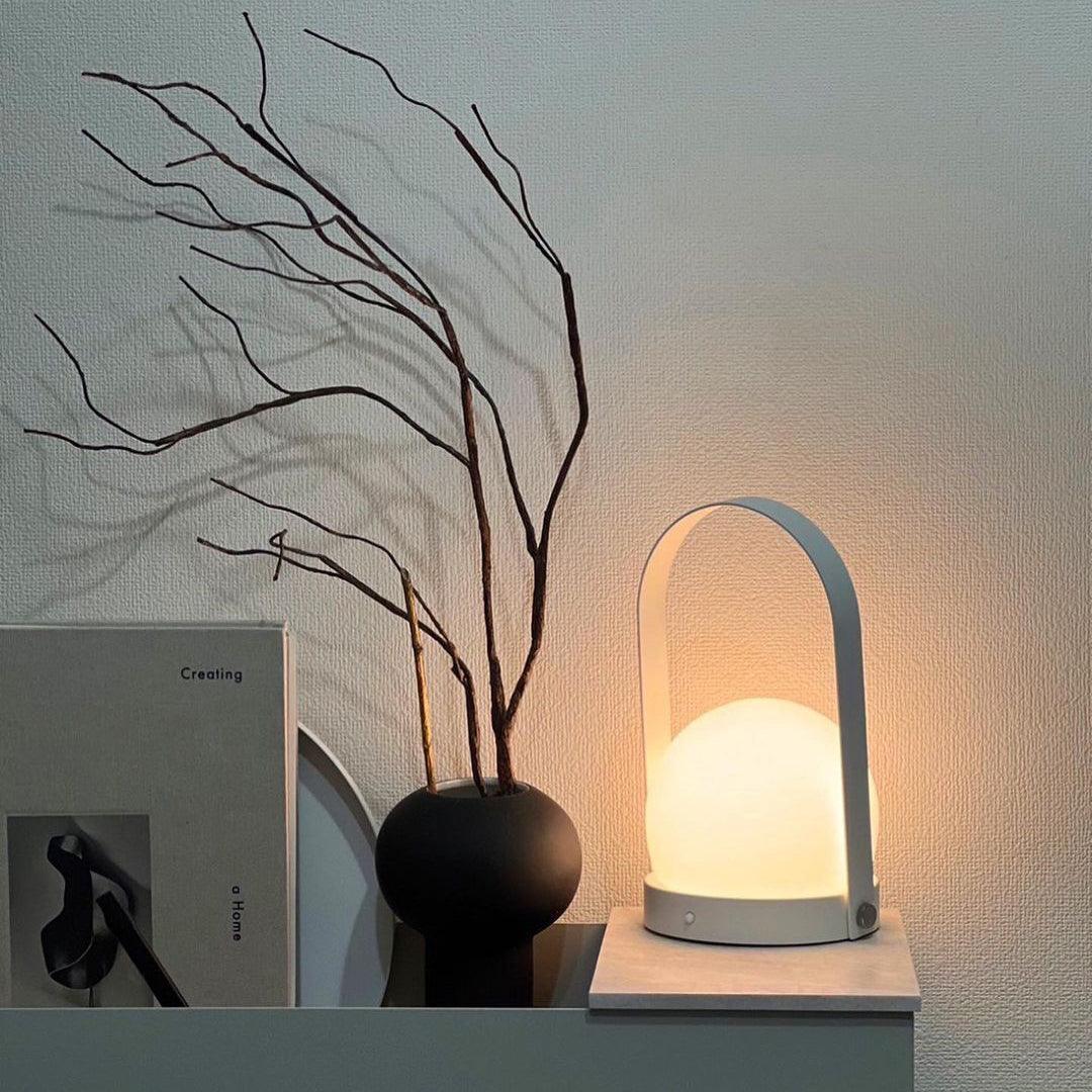 Zenon Glass Minimalist Table Lamp