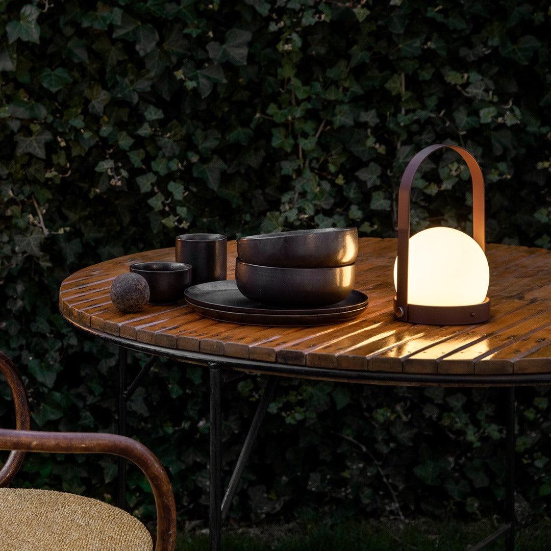 Zenon Glass Minimalist Table Lamp
