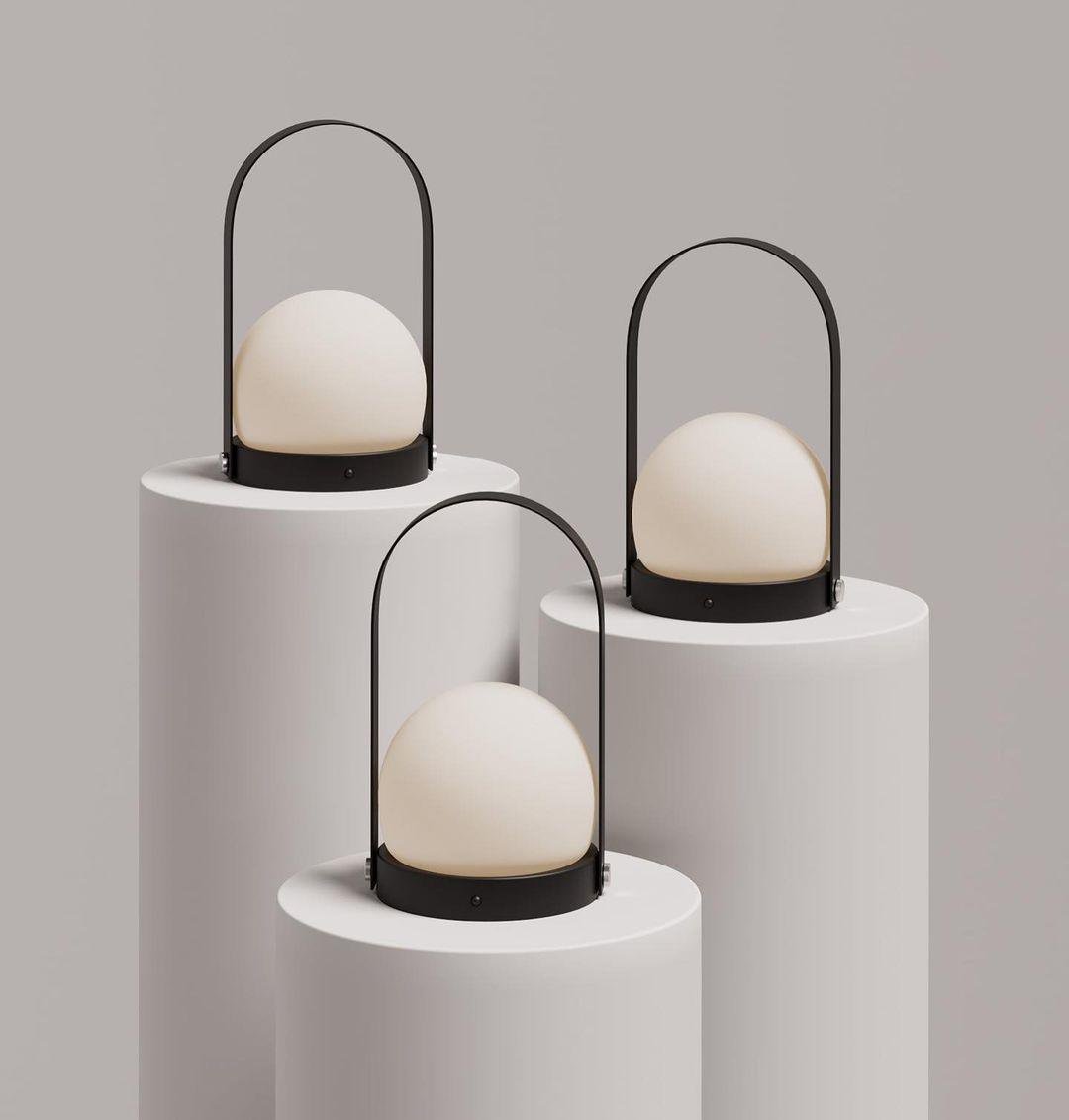 Zenon Glass Minimalist Table Lamp