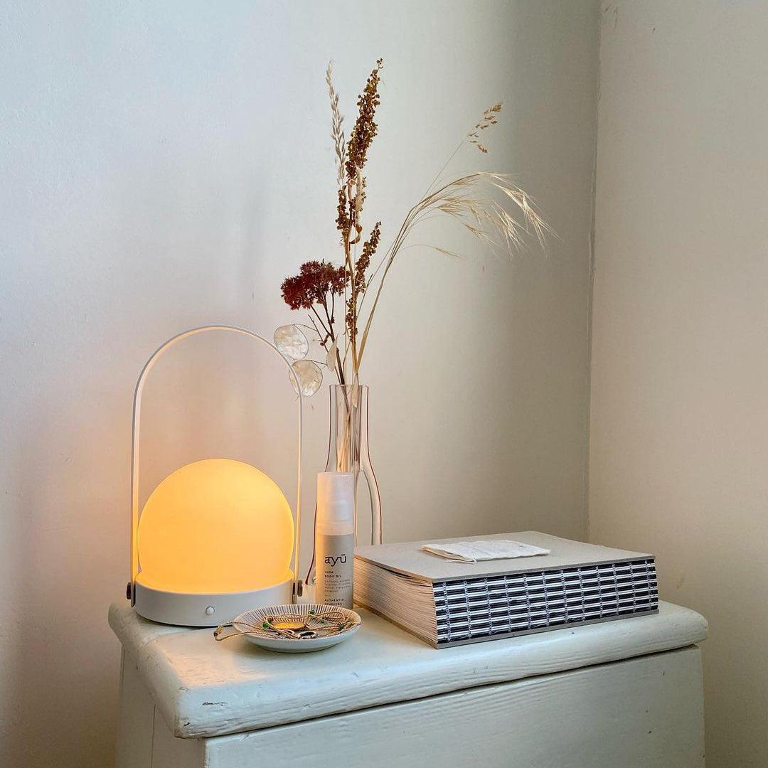 Zenon Glass Minimalist Table Lamp