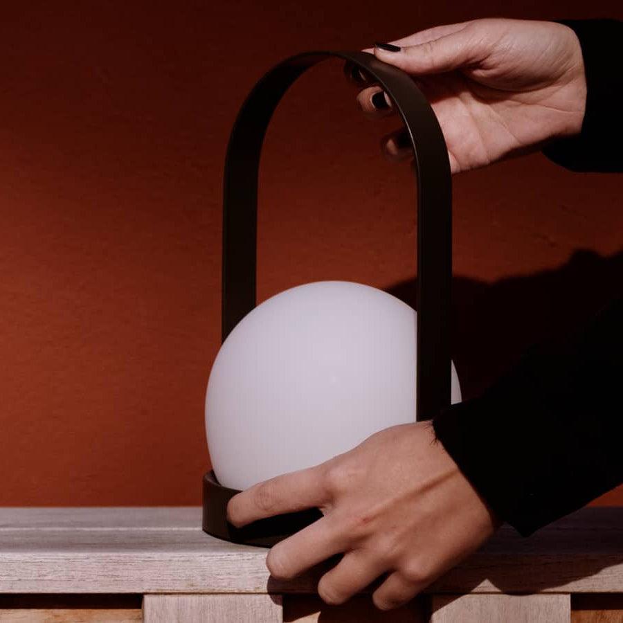 Zenon Glass Minimalist Table Lamp