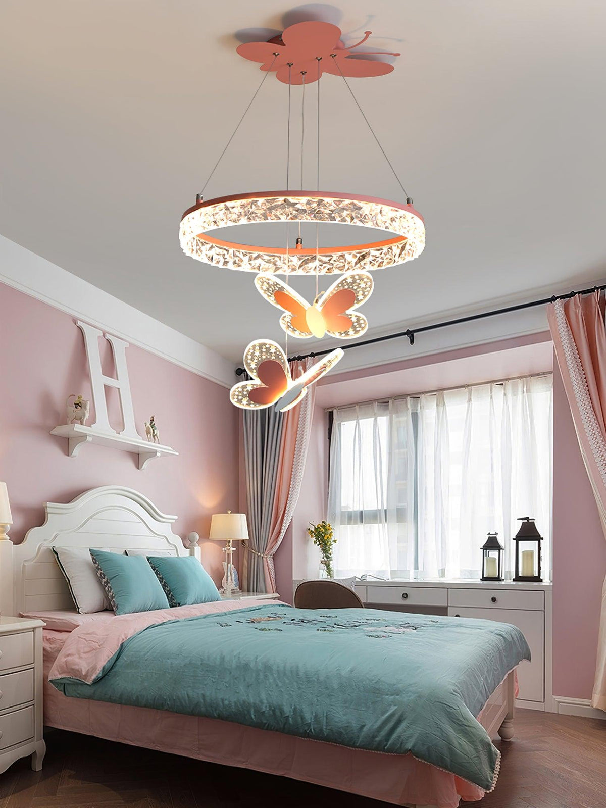Orlina Acrylic Industrial Pendant Lamp