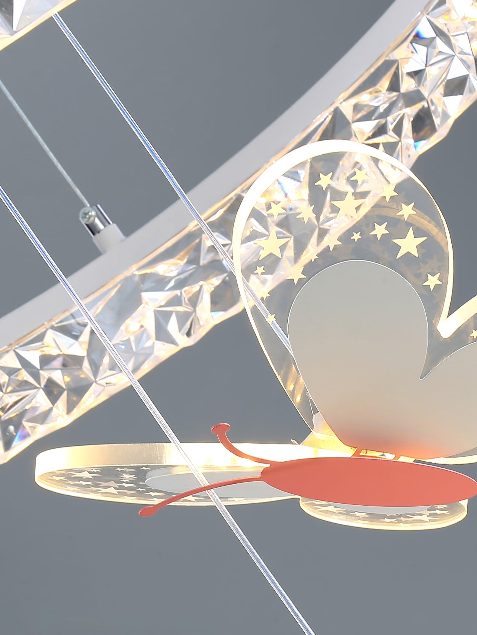 Orlina Acrylic Industrial Pendant Lamp