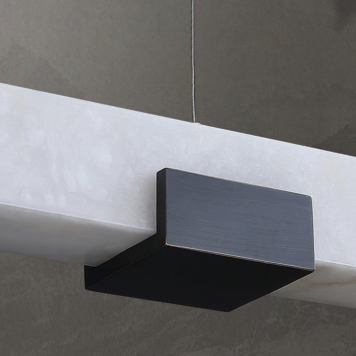 Mivel Minimalist Alabaster Linear Pendant Light