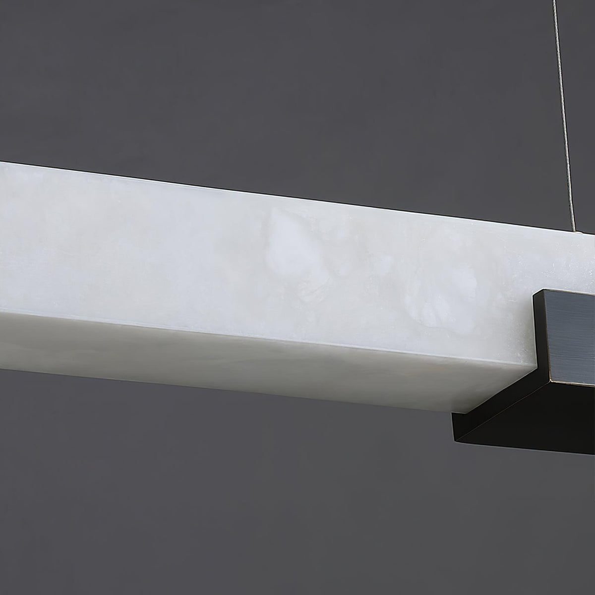 Mivel Minimalist Alabaster Linear Pendant Light