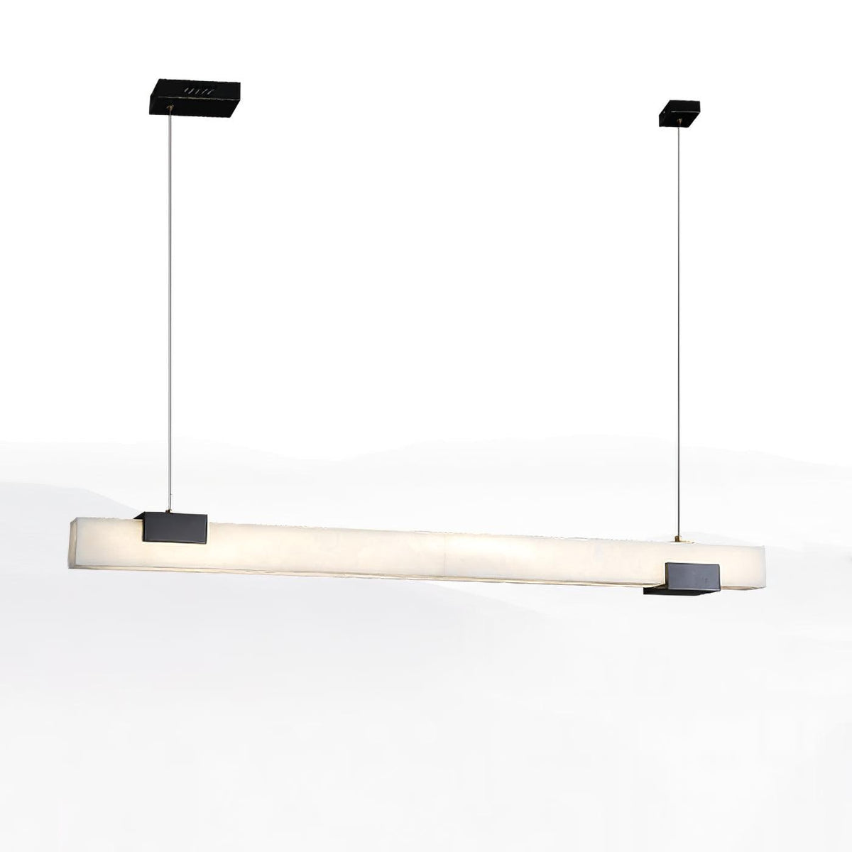 Mivel Minimalist Alabaster Linear Pendant Light