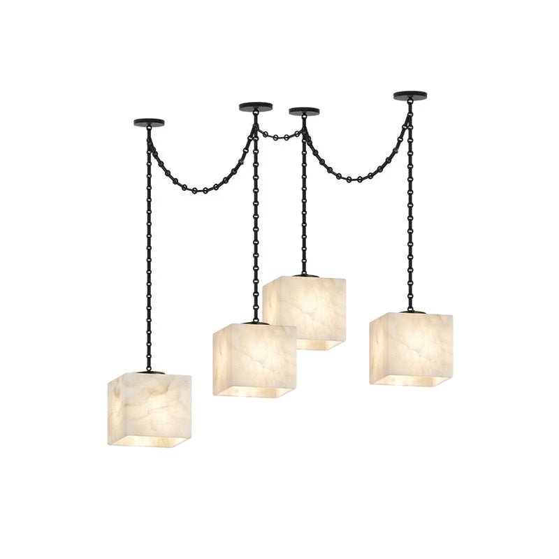 Octavian Cascade Chain Cube Chandelier