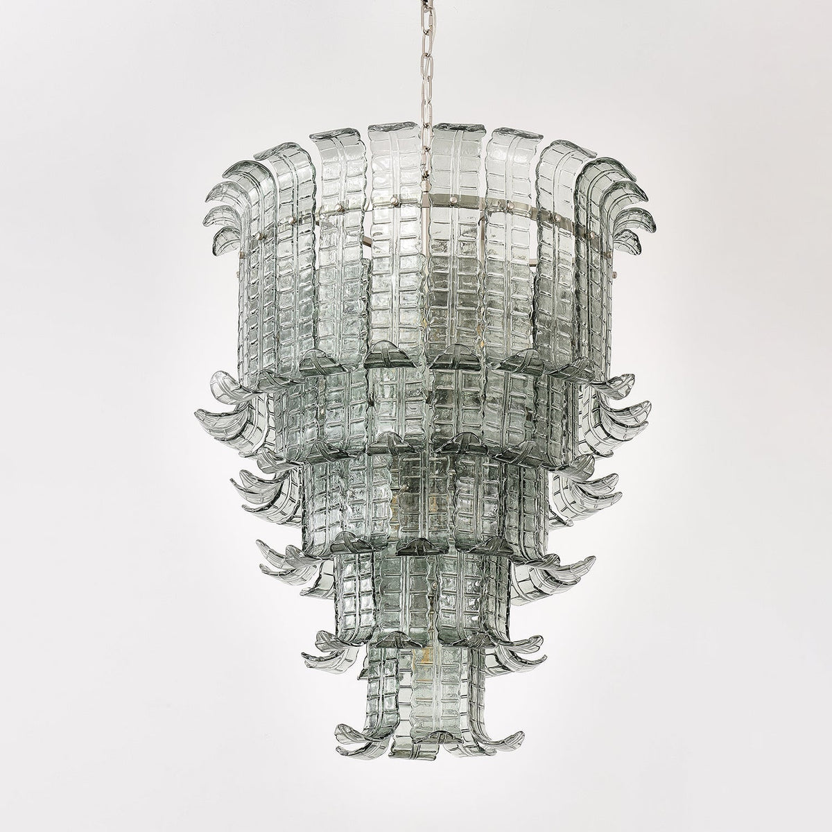 Yisk Chandelier Cascade Murano Glass Tiered Vintage