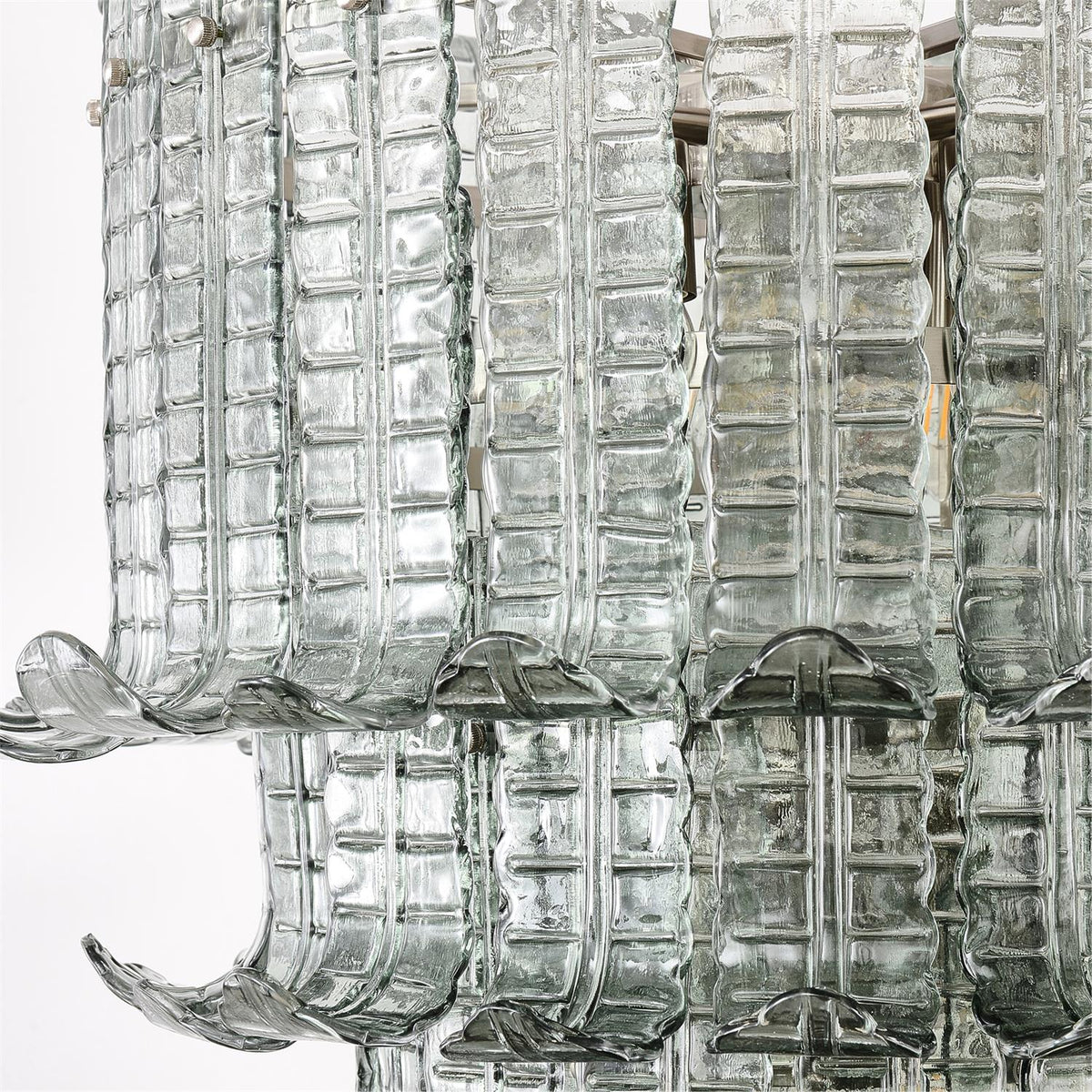 Yisk Chandelier Cascade Murano Glass Tiered Vintage