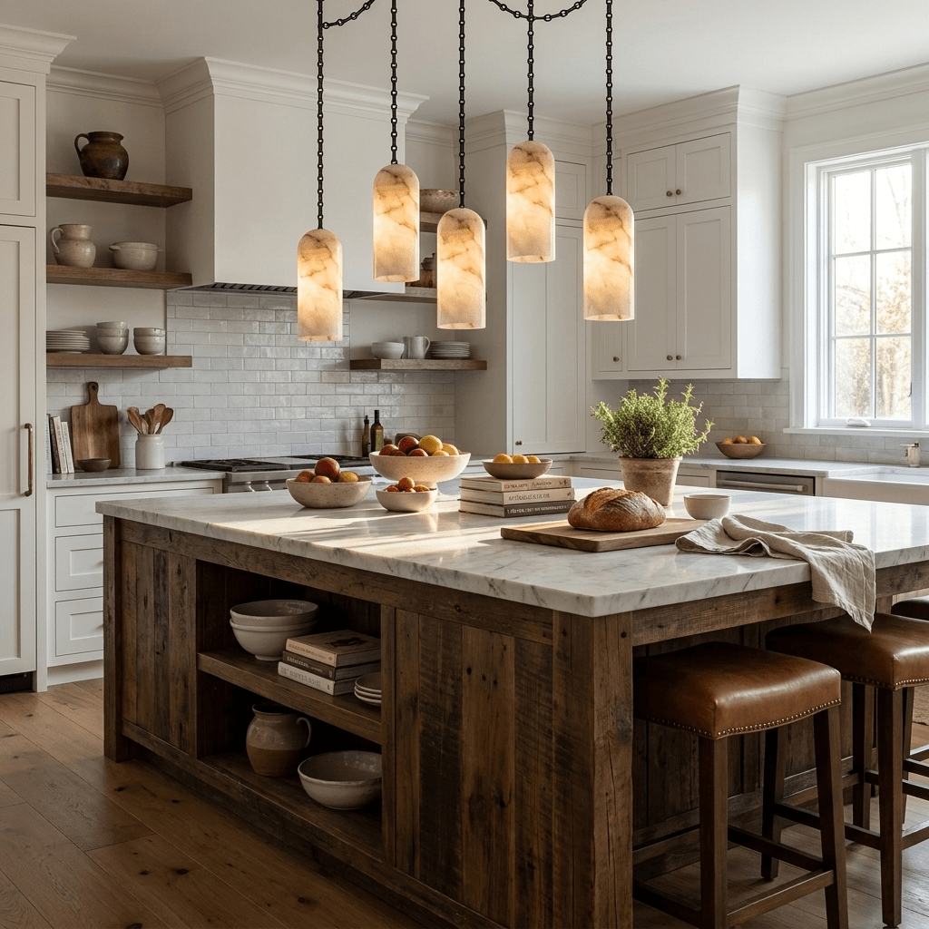 Auberon Cascading Chain Capsule Chandelier
