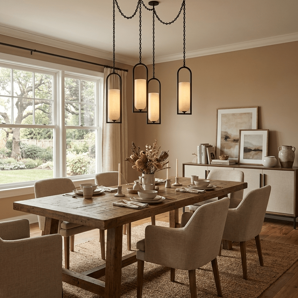 Theron Cascading Chain Lantern Chandelier